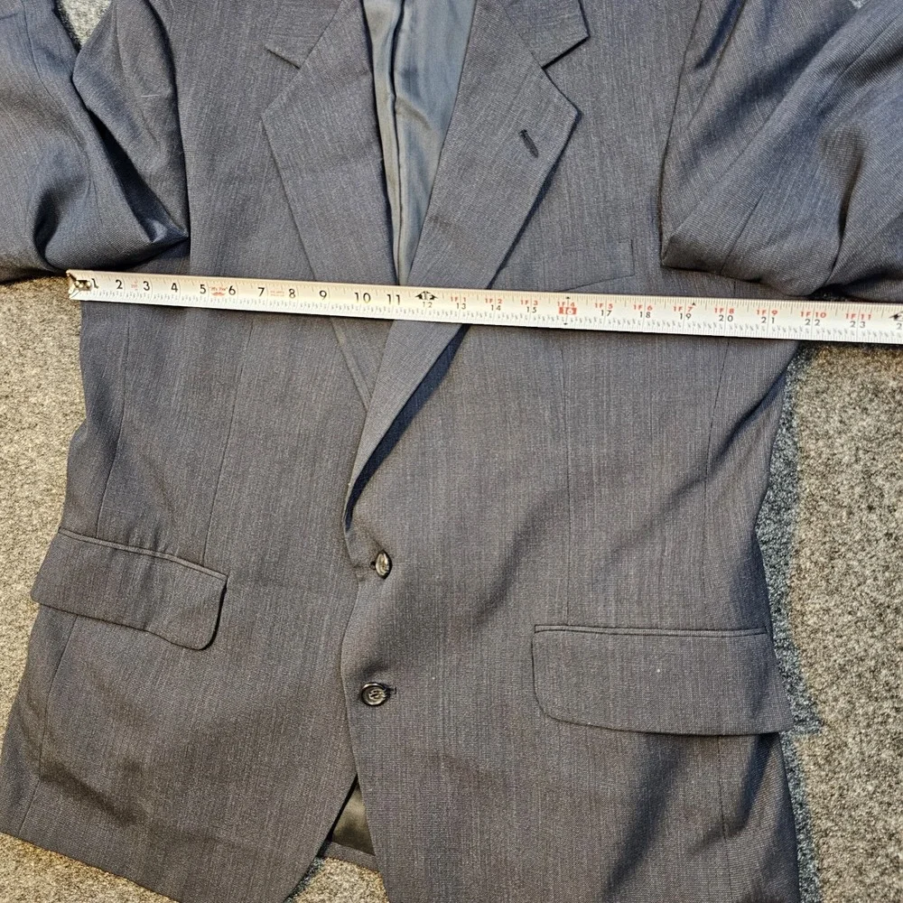 Talbot Jaimes Men's 44S Gray Sport Coat Blazer 2 Button Notch Lapel Suit Jacket